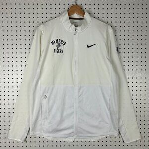 Nike 1 Cent Memphis Tigers Jacket Medium Track PE White Penny Hardaway Full Zip